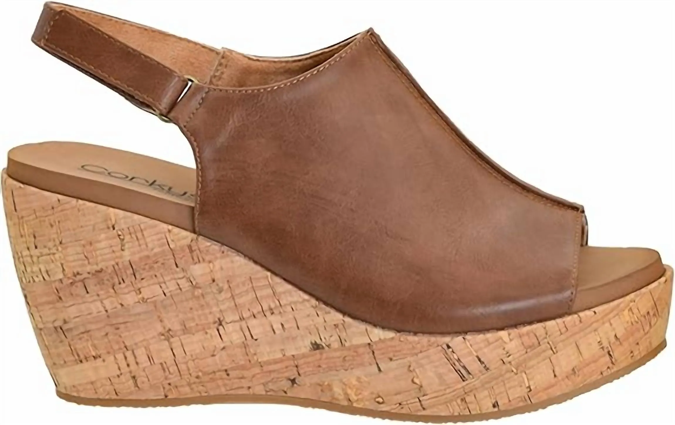 Casual Flats Women's Weekend Plans Wedge Sandals In Brown