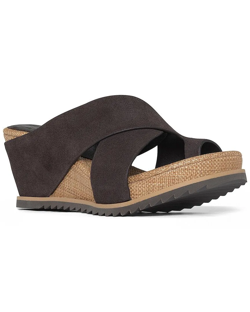 TF DNU Donald Pliner Sisu Suede Sandal Foot Health