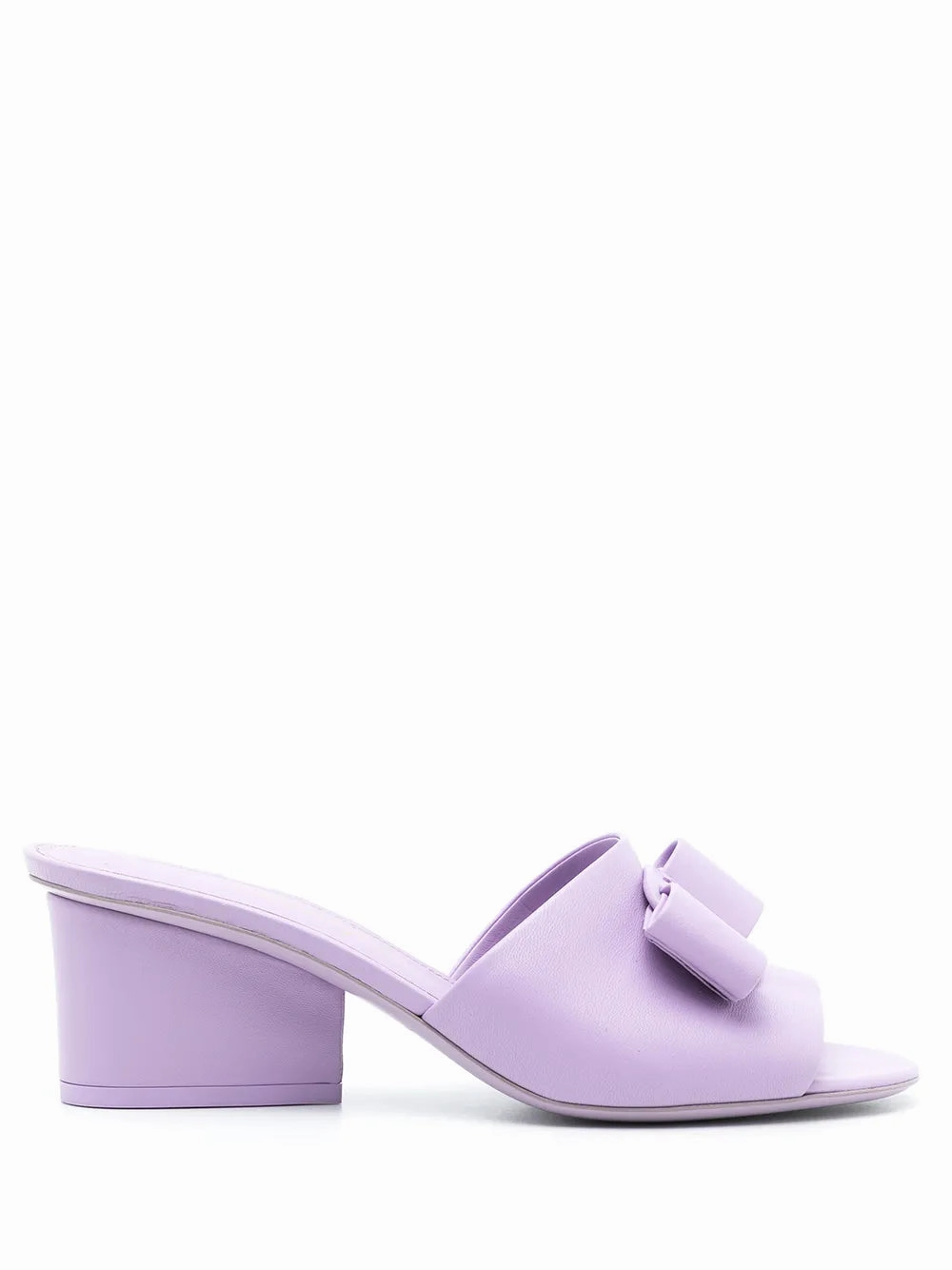 Ferragamo Bow Detail Slip-On Sandals Comfy Relax Fit