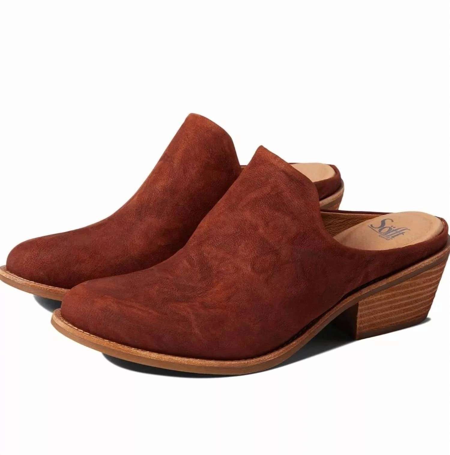 Women's Ameera Mule In Cognac Heel Support