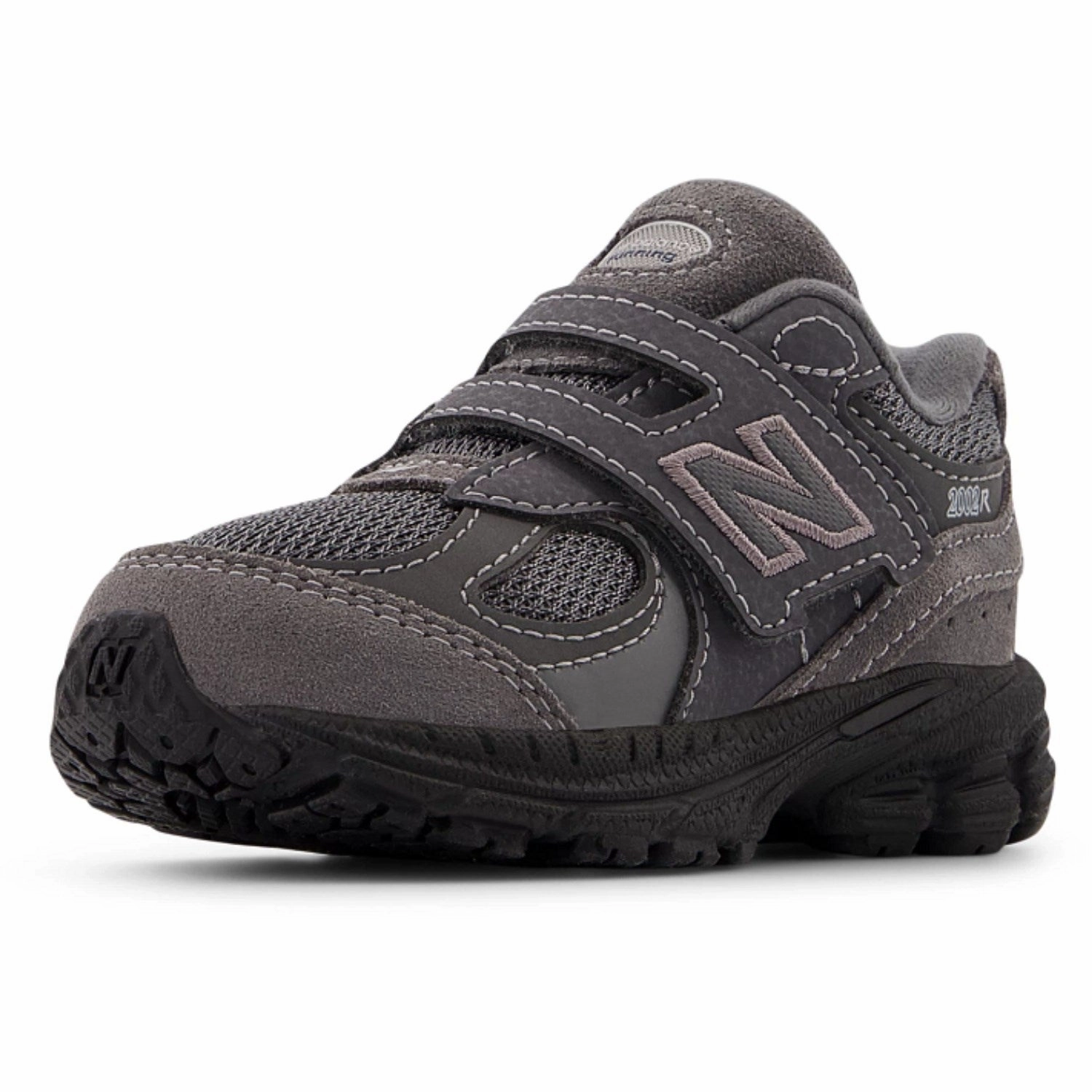 Collared Ankle New Balance Castlerock 2002 Kids Hook & Loop Sneakers