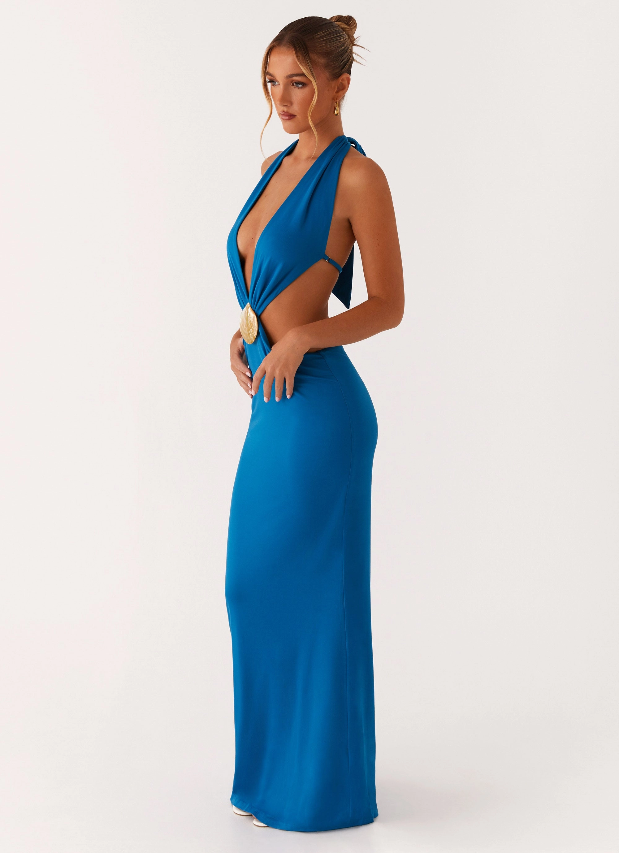 Flossy Maxi Dress - Royal Blue Spring-Season