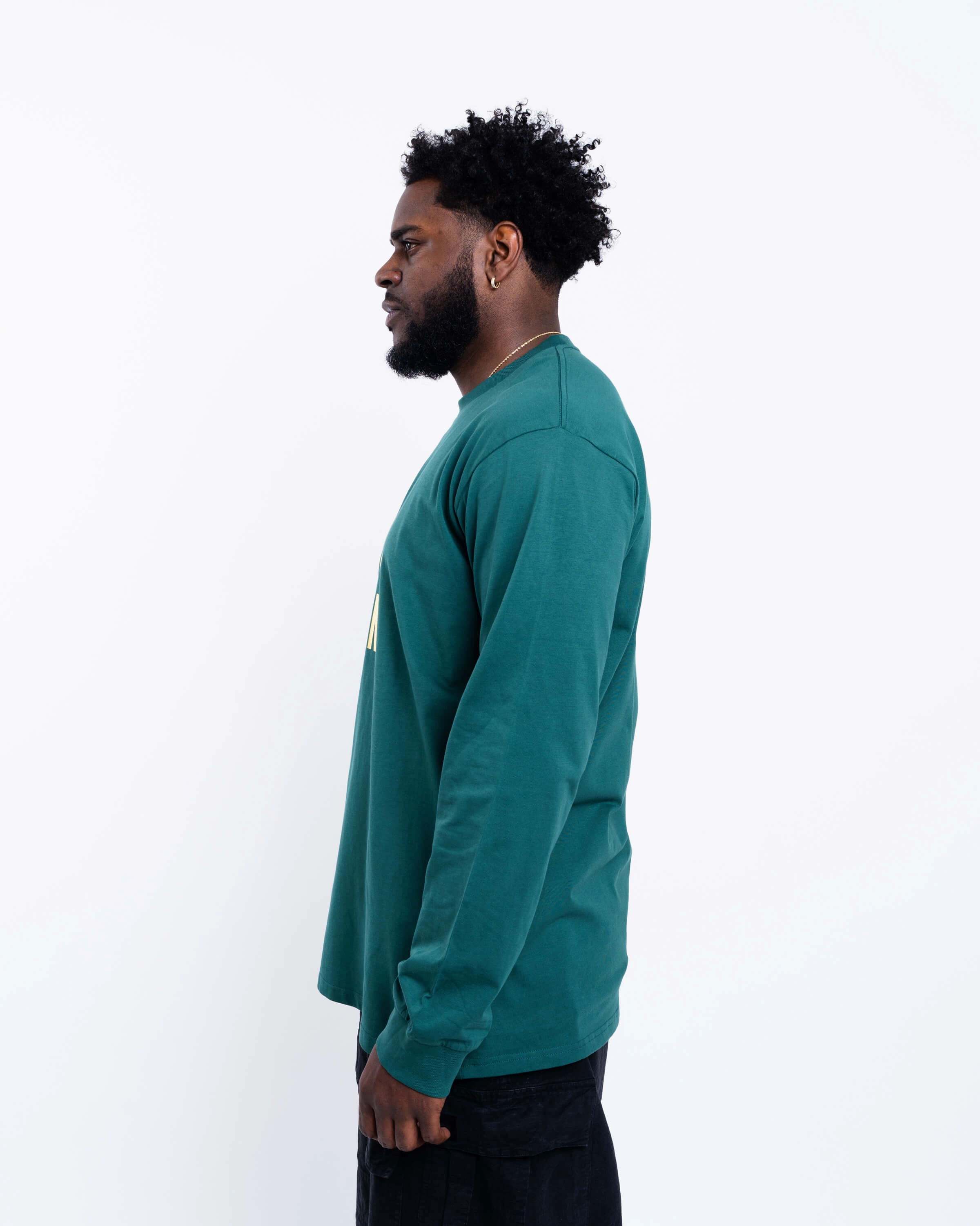 Foil Long Sleeve - Green/Gold Airflow Ventilation Design