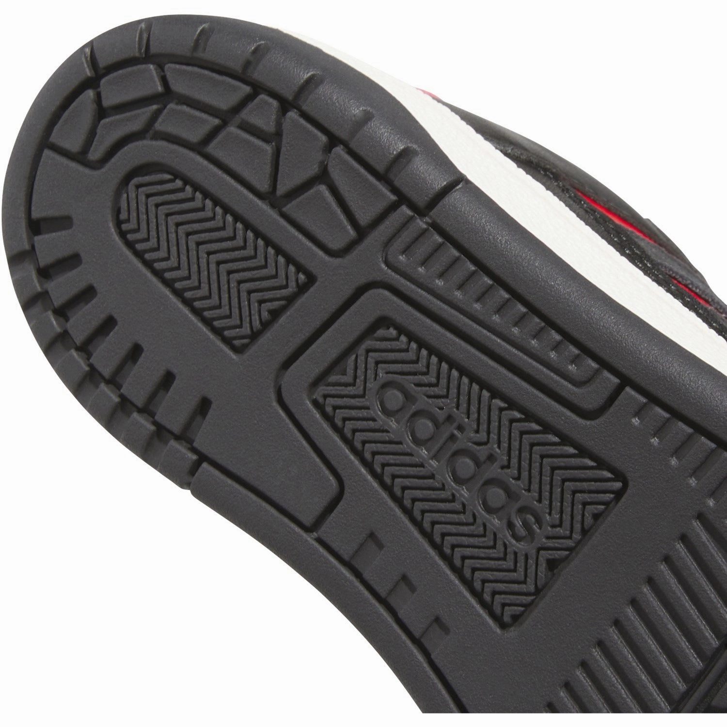 adidas Originals Core Black/Collegiate Red/Core White Rapid Court Cf C Sneakers Unlined Comfort Stretchy sole