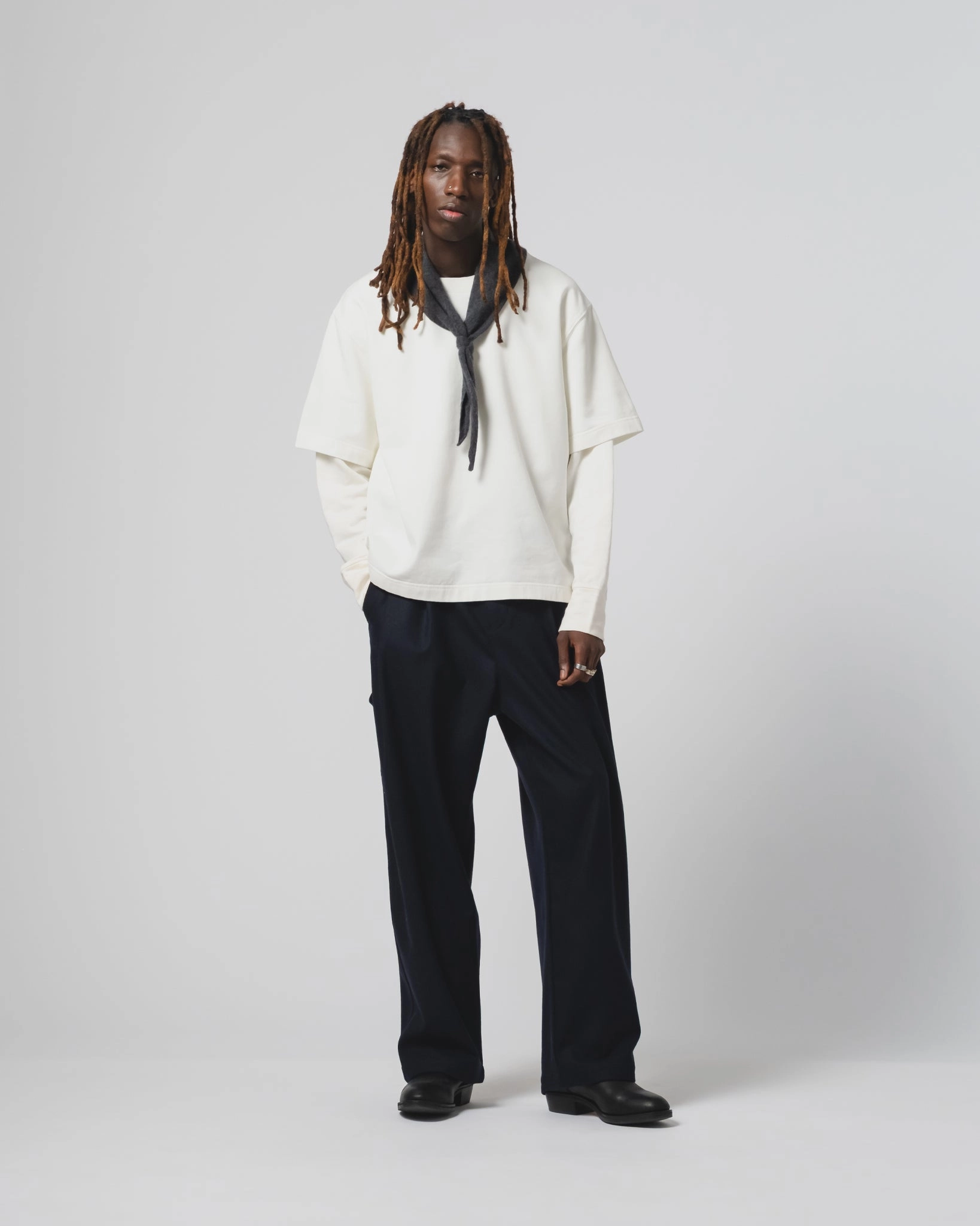 Power T Twill Jersey Milk Classic Chic