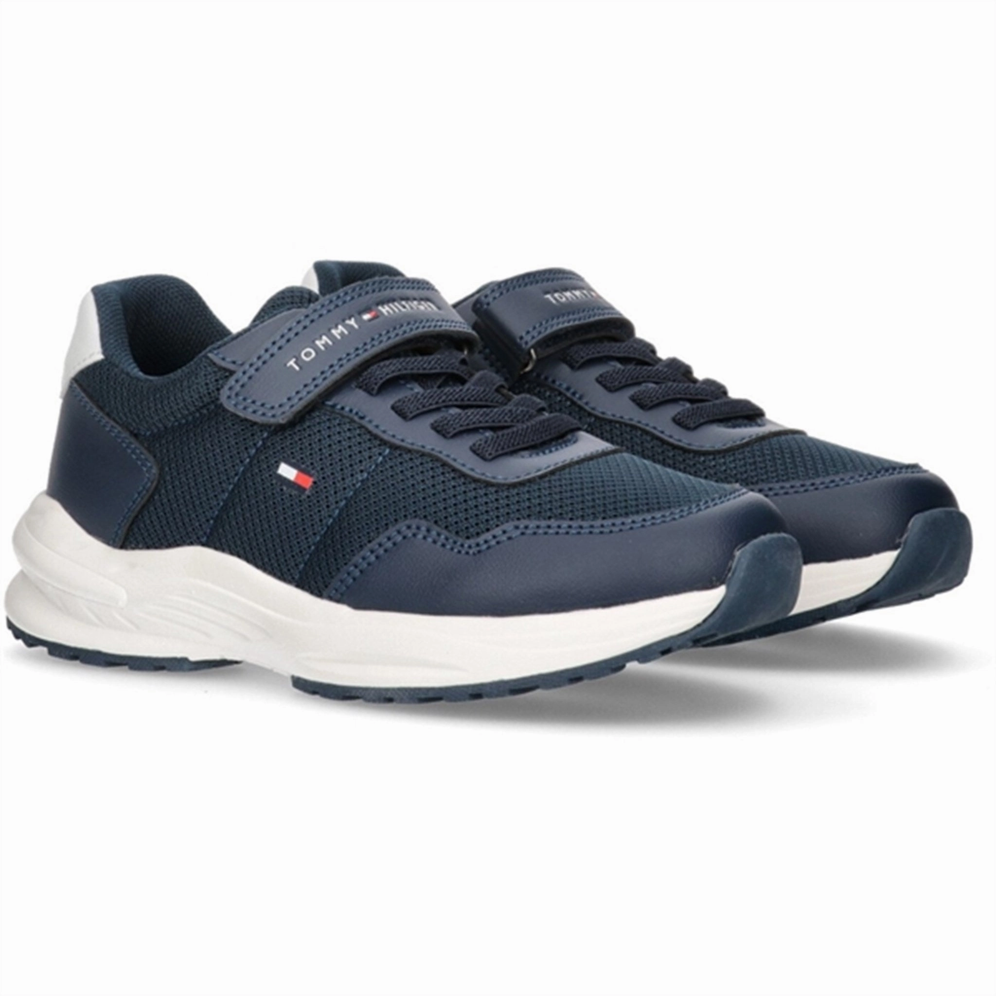 Sport Vibe Tommy Hilfiger Low Cut Lace-up Velcro Sneaker Blue