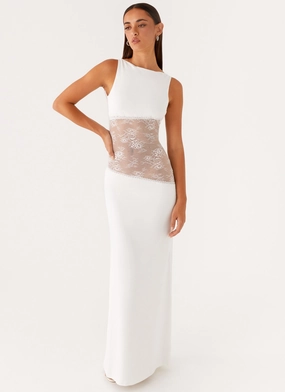 Lucinda Maxi Dress - White Urban Style