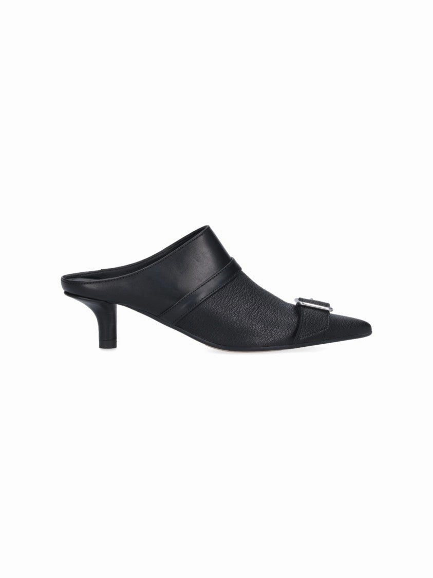 Quick On-The-Go Buckle Mules ?C Black