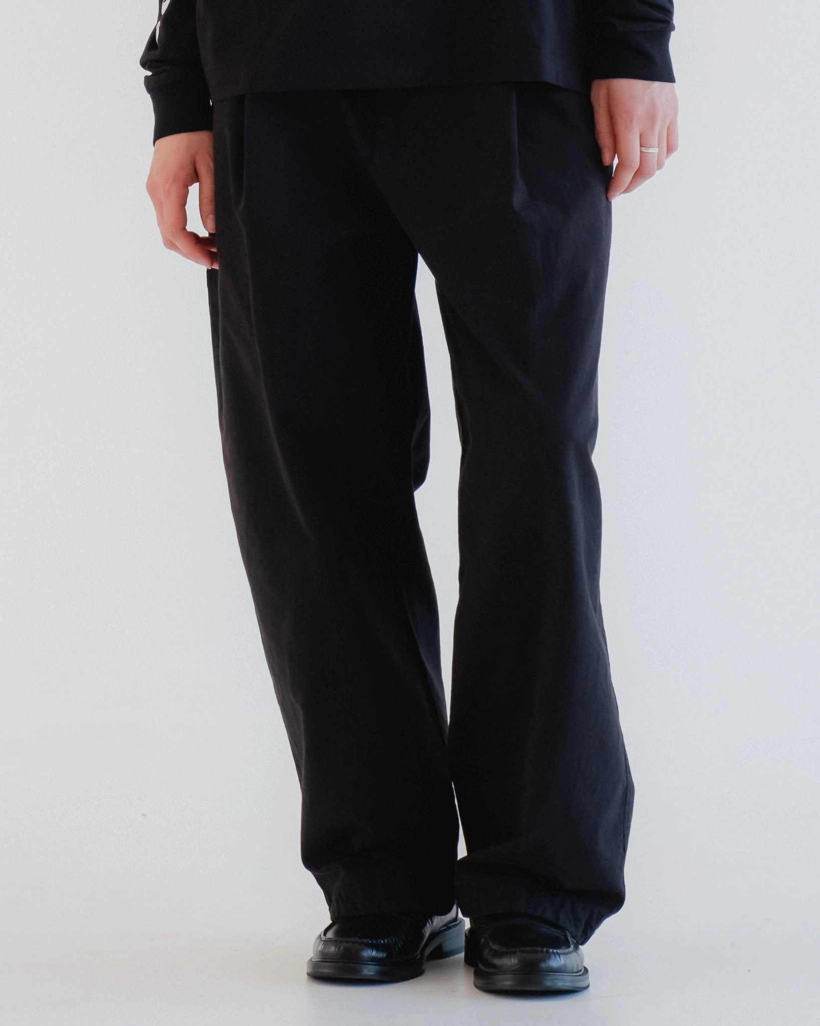 G.o.D British Worker Cotton Linen Black Athletic Flex Wear