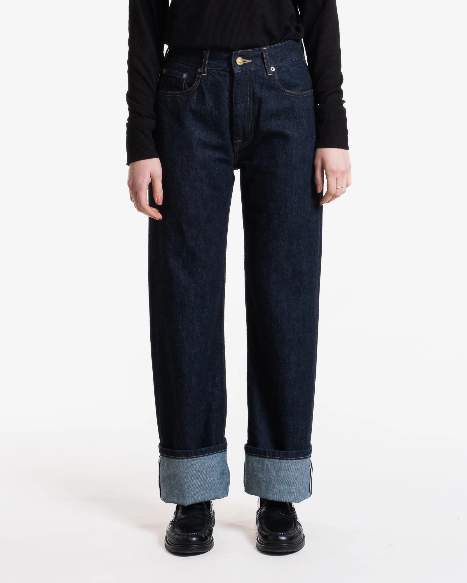 Minimal Design Flexible Durability G.o.D Georgia Straight Selvedge Eco Denim