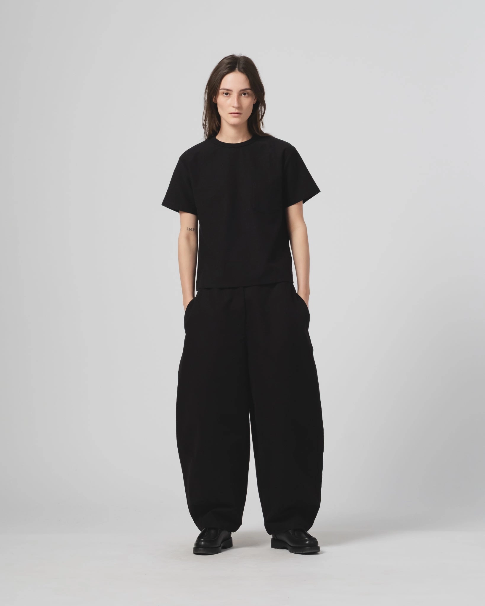 Formal Occasion Basic Piece G.o.D Pocket T Organic Open End Jersey Black