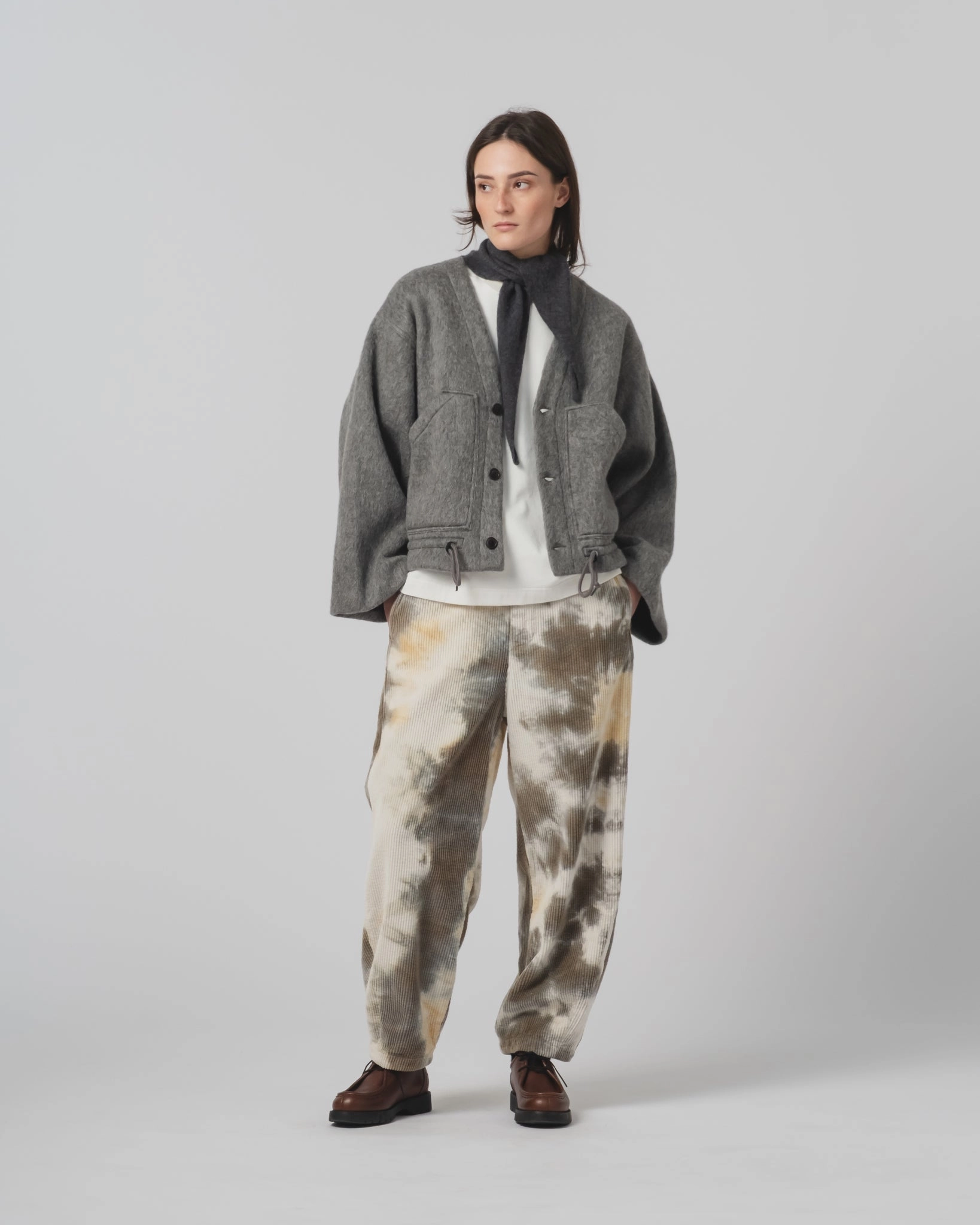 G.o.D Reactor Jacket Mohair Fleece Asphalt Labor