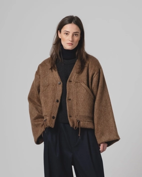 G.o.D Reactor Jacket Mohair Fleece Java Brown Reinforced Elbows Advantage