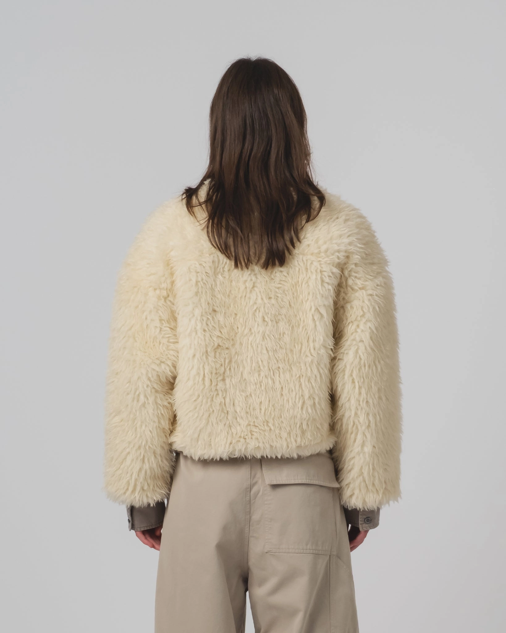 Weatherproof Gear Chilly Commute G.o.D Shetland Jacket Alaska Fluff Ecru