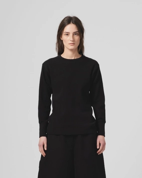 G.o.D Thermo L/S Waffle Jersey Black ColorfastFabricTech Chic Smart