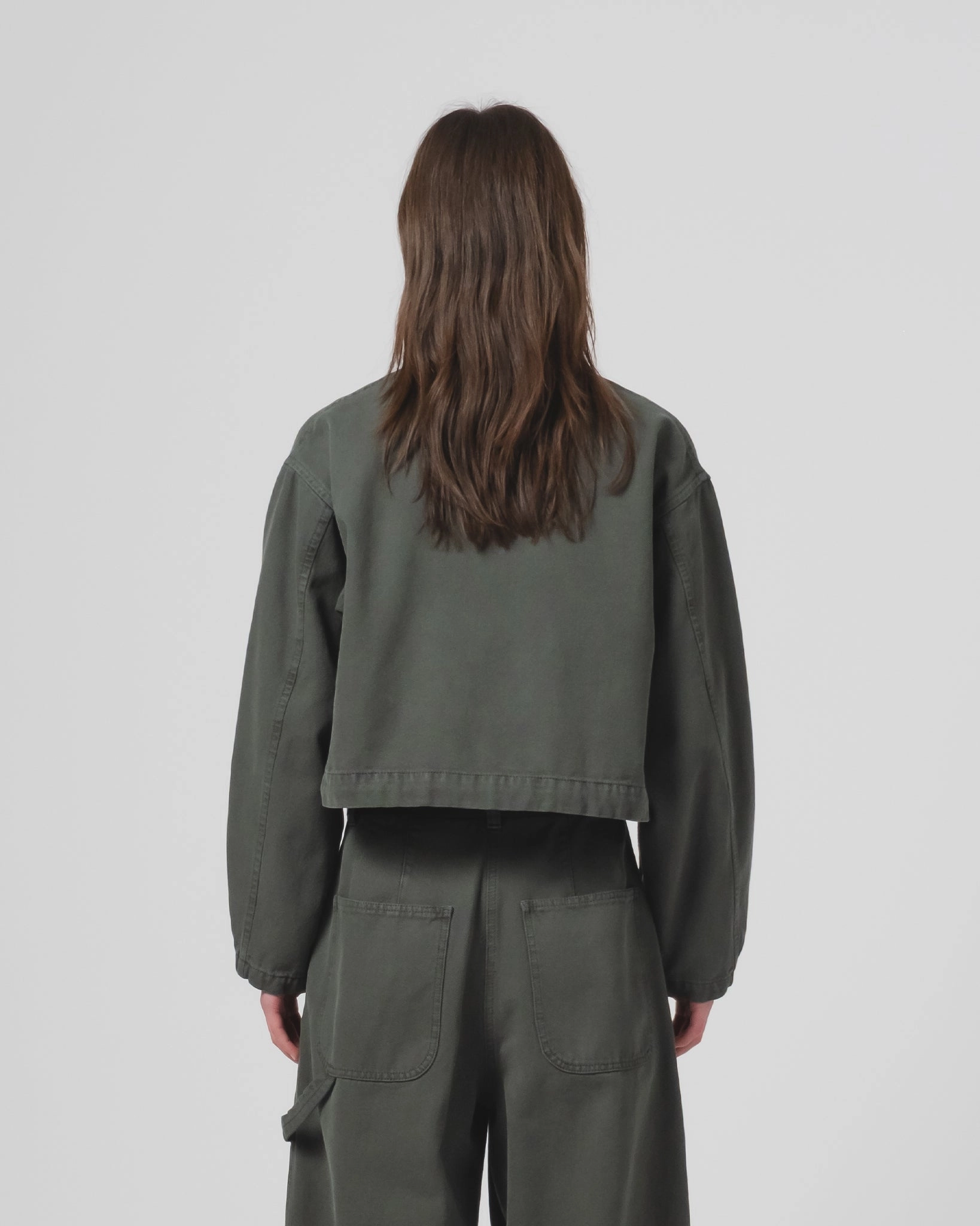 G.o.D Woopsie Jacket Canvas Forest Green Action