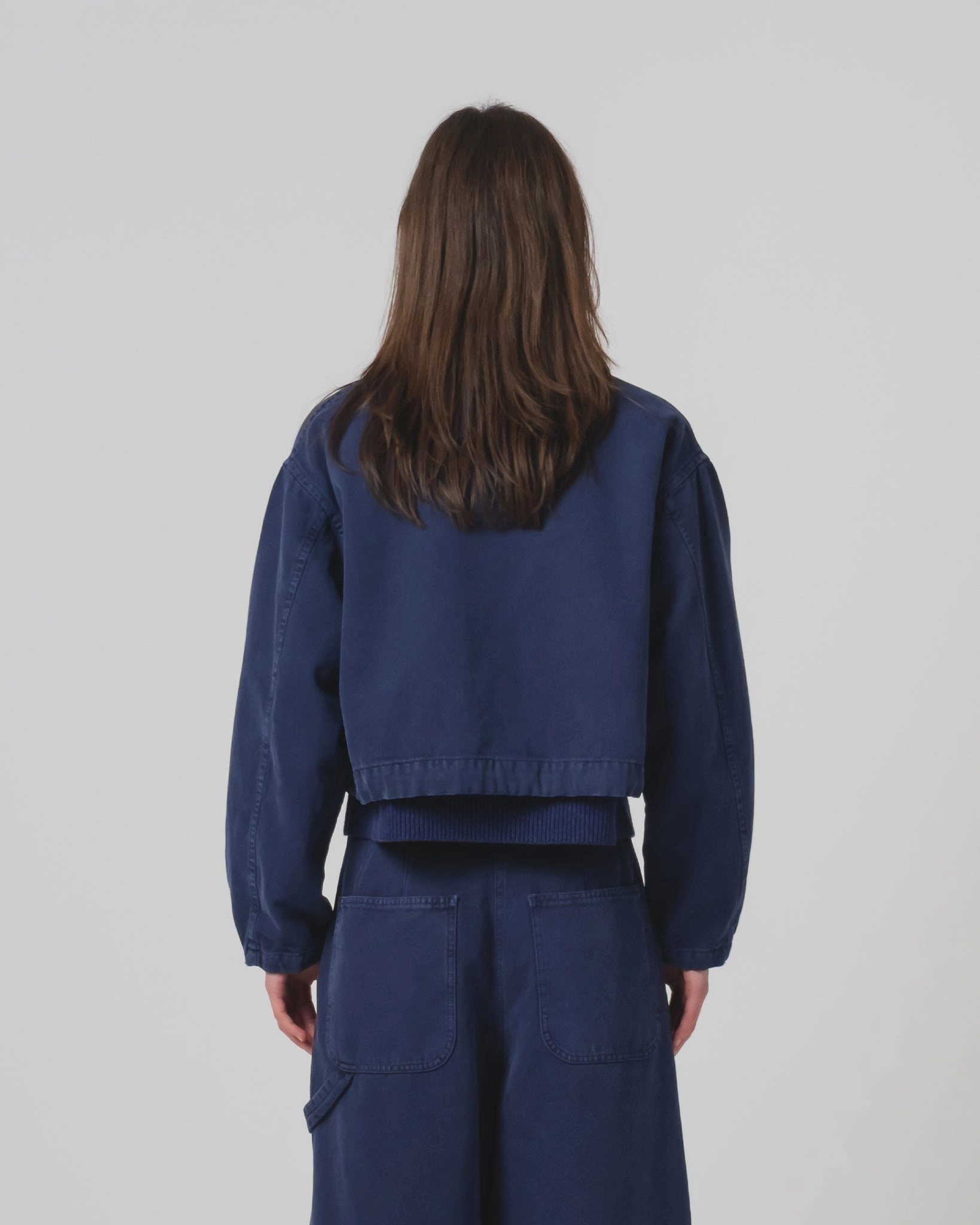 G.o.D Woopsie Jacket Canvas Indigo Blue skier Promote