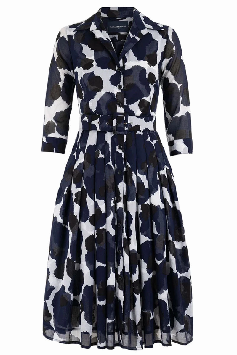 Refined Vibe Giraffe Dot Audrey Dress #4