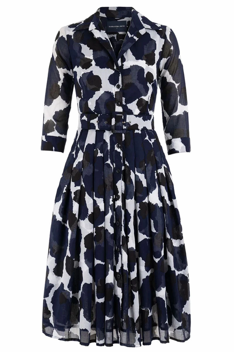 Smart and Polished Giraffe Dot Audrey Dress #4