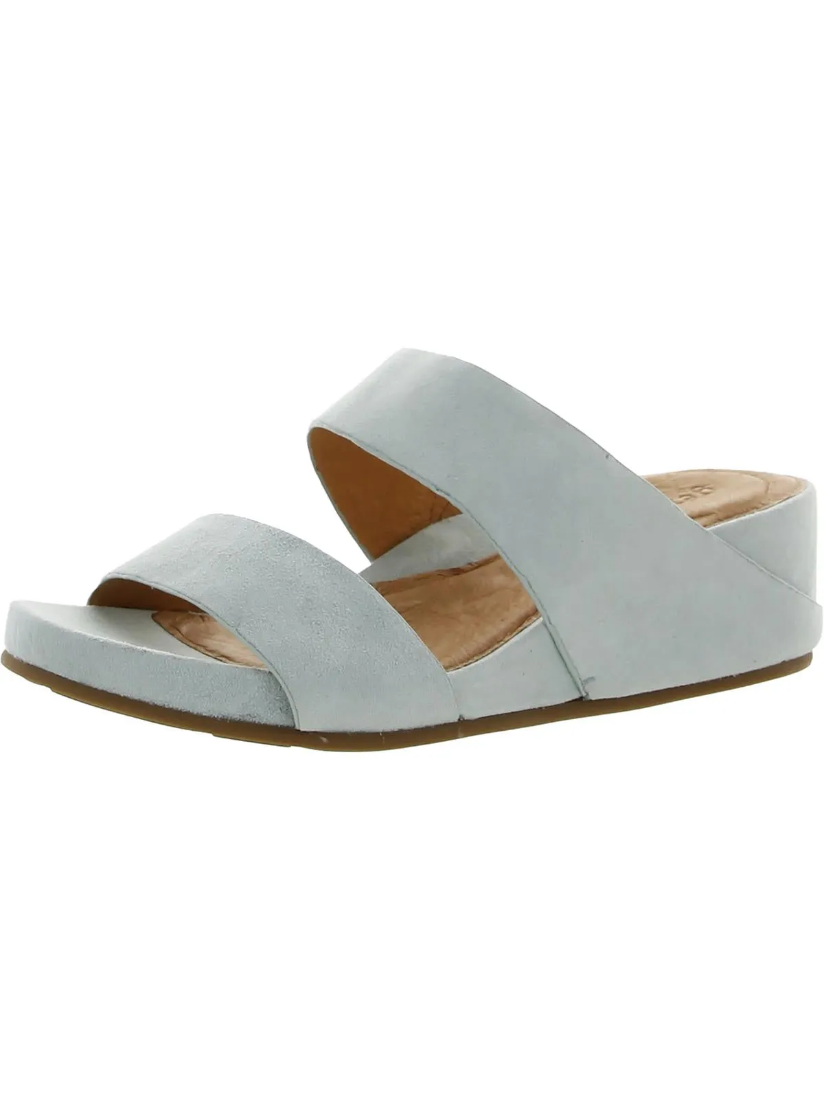 Vacation Flip-flops Gisele Womens Leather Slide Wedge Sandals