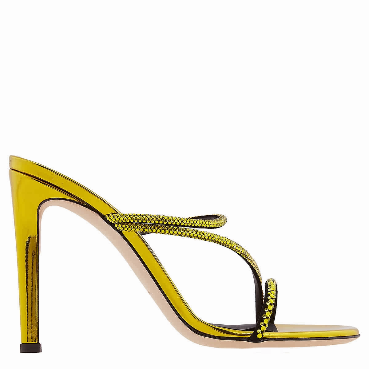 Premium Fit Elegant Giuseppe Zanotti Quiet 105 Julianne Embellished Mules