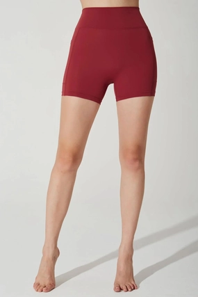 Mariah Pocket Short - Winery Simple Flex Lightweight Flex