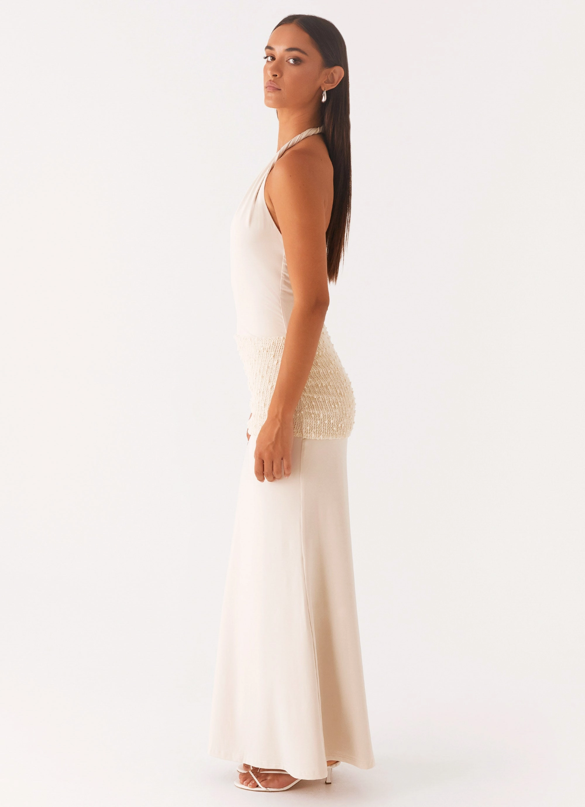 Scenic Maxi Dress - Sand knee-length