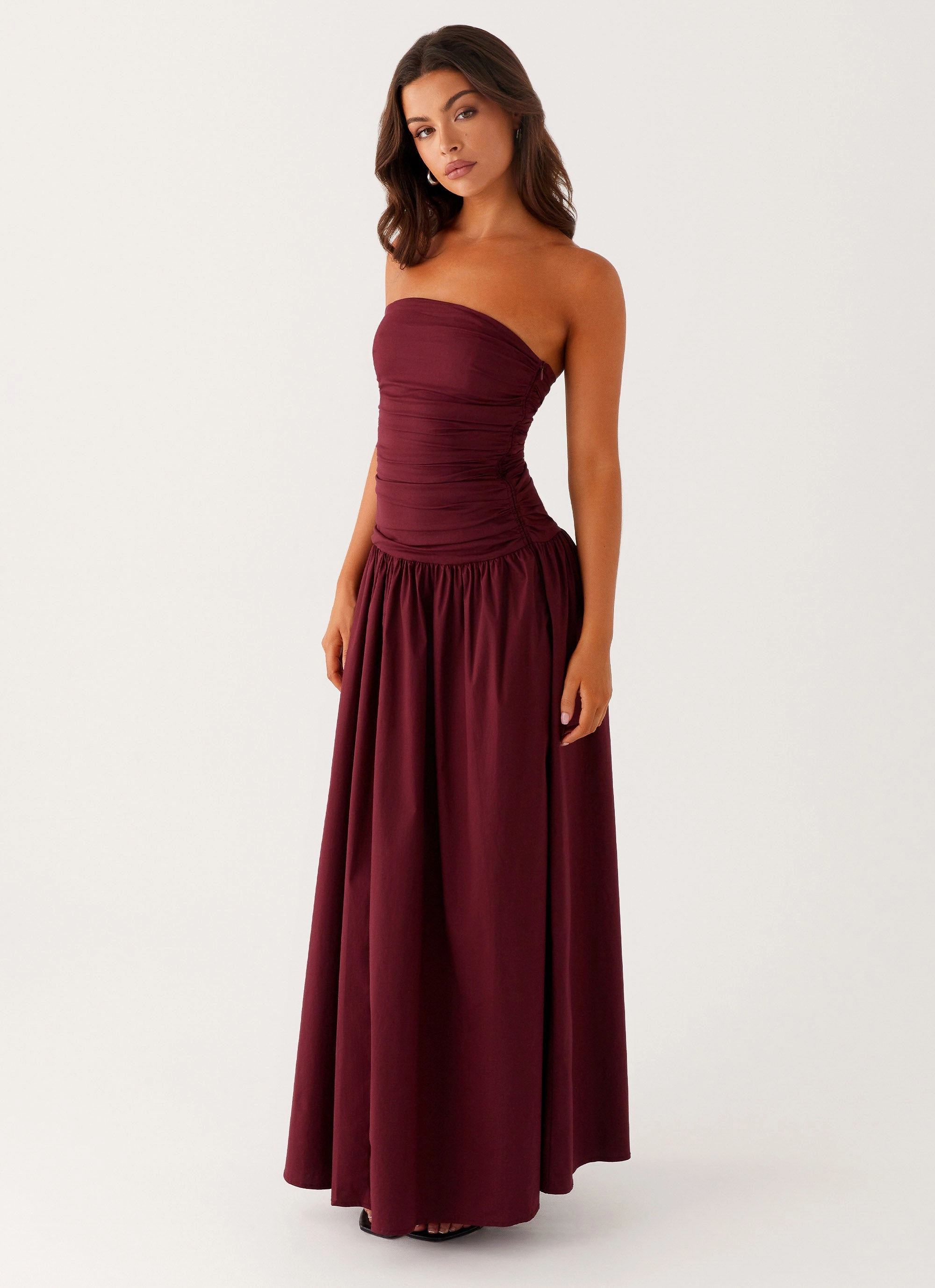 Villa Light Carmel Maxi Dress - Mulberry