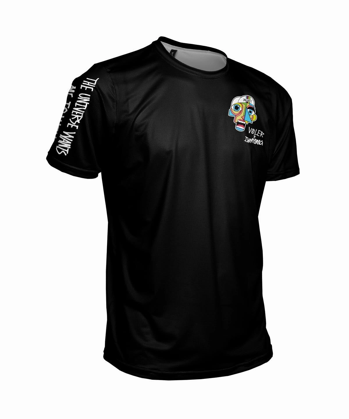 M. ENDURANCE AIR TEE - IMAGINARY CUBIST Abrasion Resistant Finish Reinforced Stitching