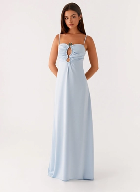 Zelda Maxi Dress - Blue Field Fresh Comfortable texture