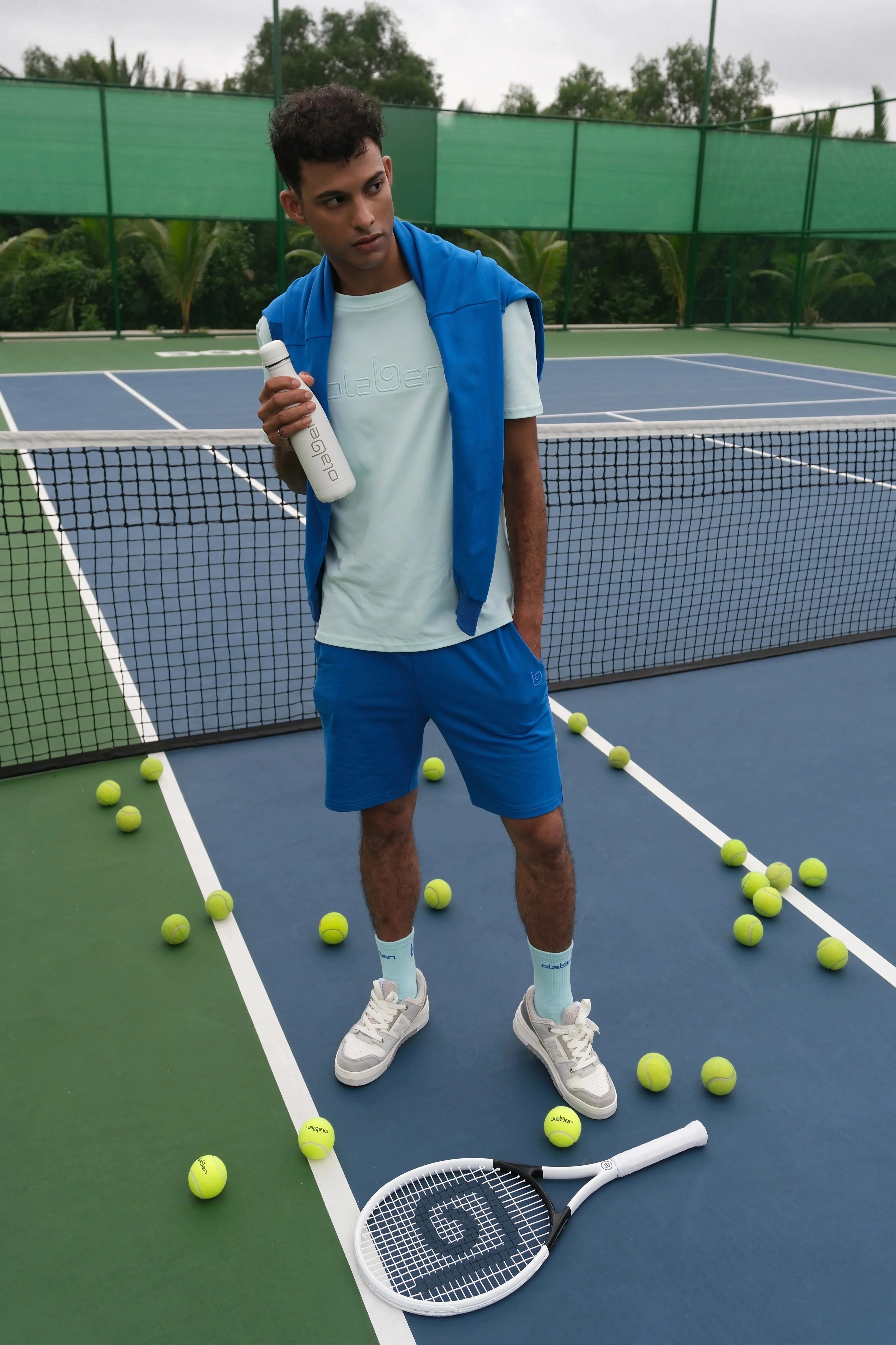 Hanes Sweat Shorts - Atlantis Non Restrictive Fit thermal fabric