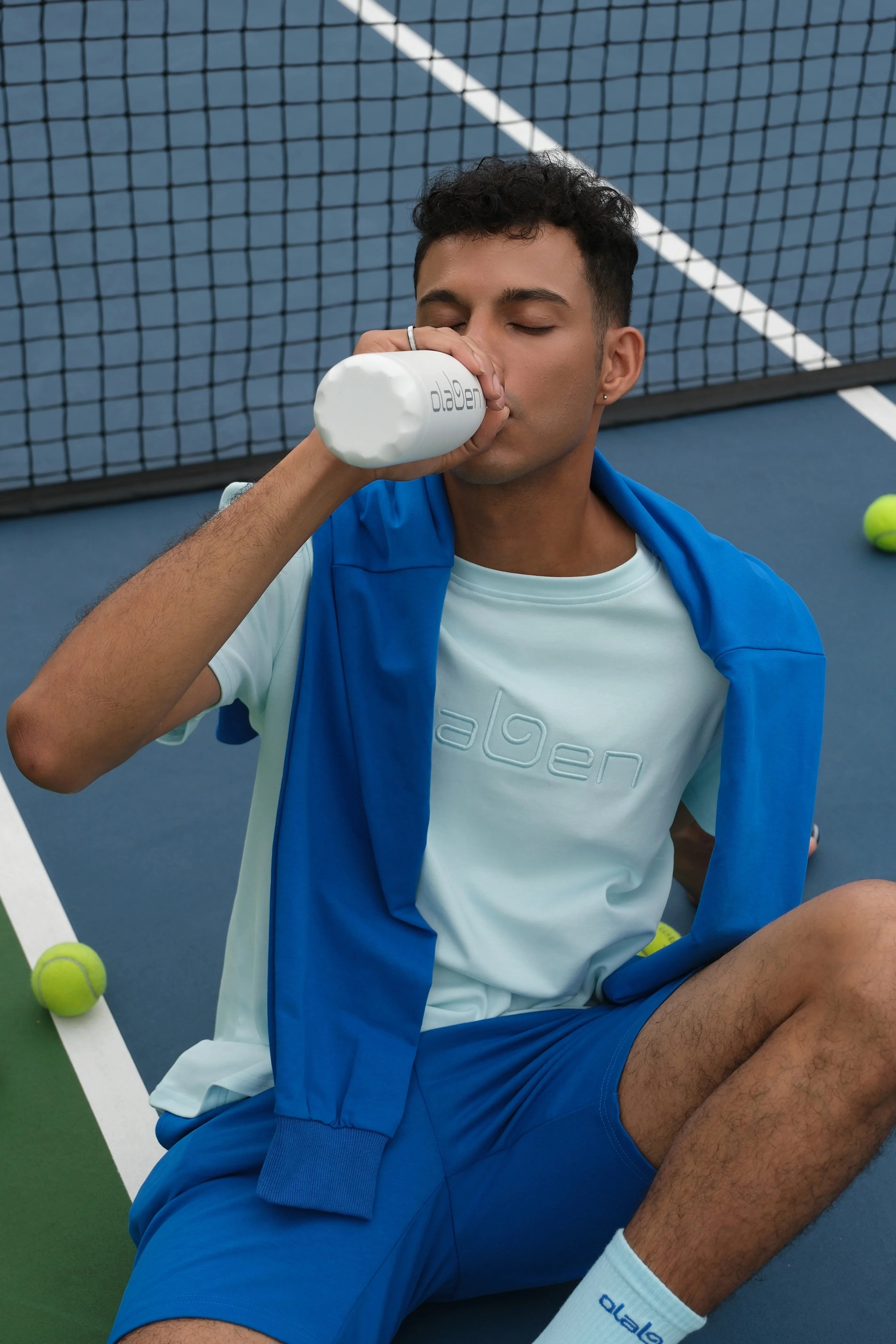 Flexible stretch Hanes Sweat Shorts - Atlantis