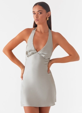 Heavy Hearted Mini Dress - Sage Daily Flex