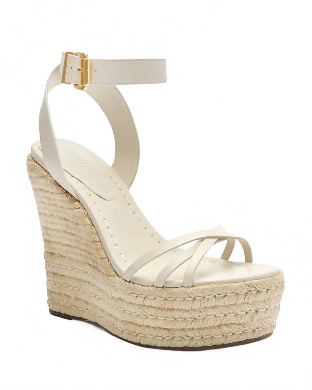 Alexandra Wedge Sandal In Pearl Easy on Comfortable For All-Day Wear