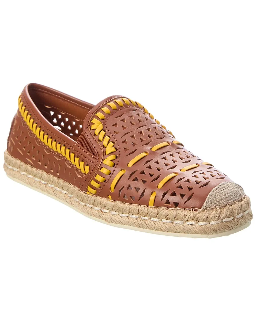 TOD??s Leather Espadrille Urban Go Easy Glam