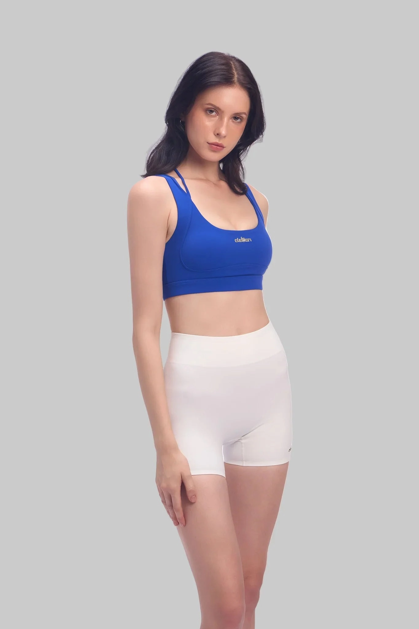 Square Neck Evo Sculpt Bra - Klein Blue