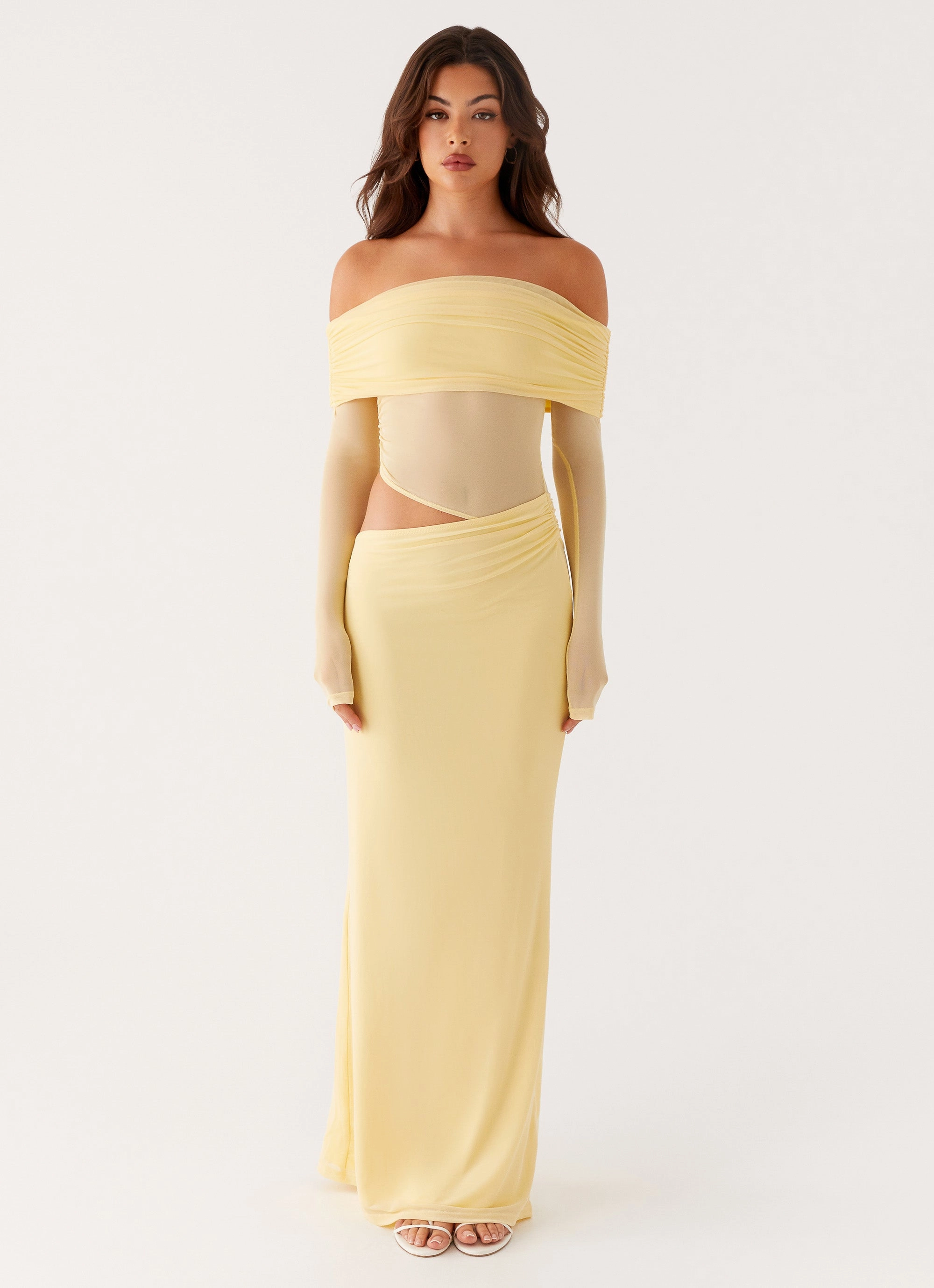 Emery Maxi Dress - Yellow One Piece Look Farm Air