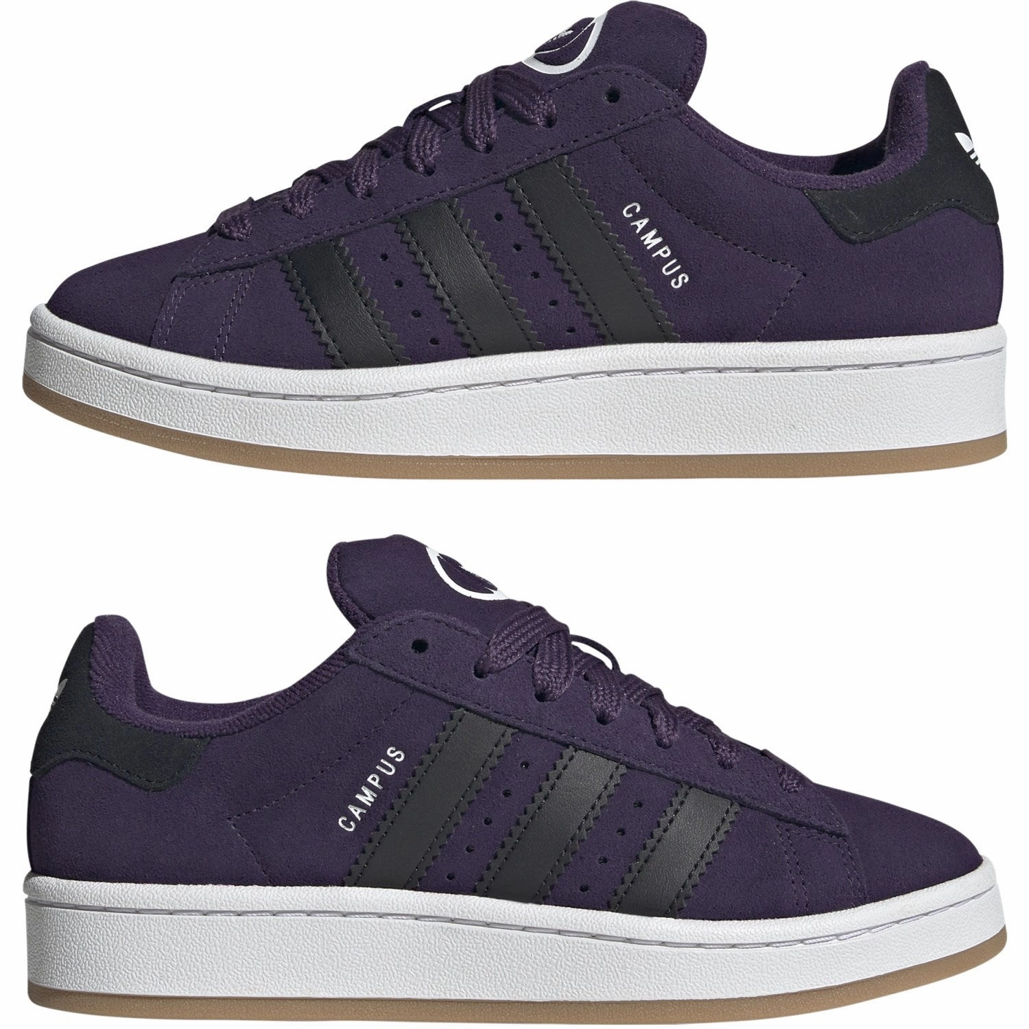 Non Slip Heel adidas Originals Aurora Plum/Core Black/Ftwr White Campus 00S J Sneakers