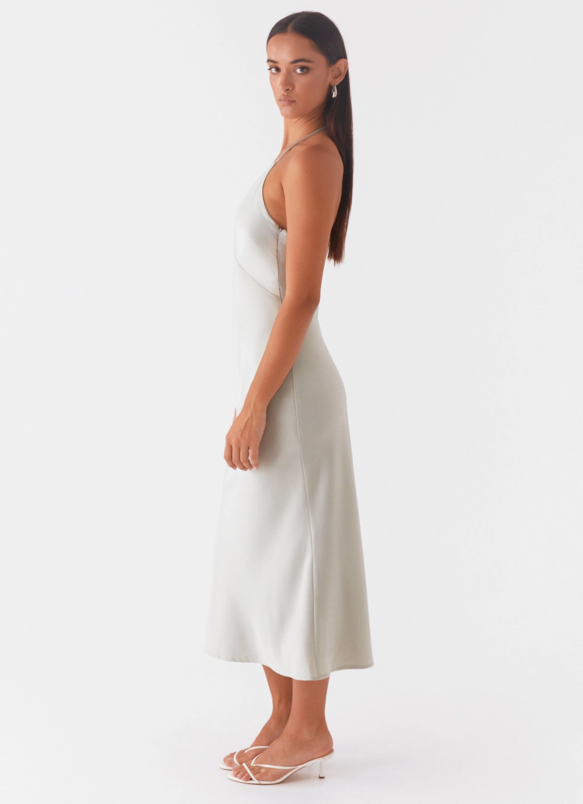 High Note Midi Dress - Sage Tulle-Overlay Mid Season