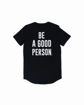 Signature Heavyweight Scallop T-Shirt - Black Fit For Movement