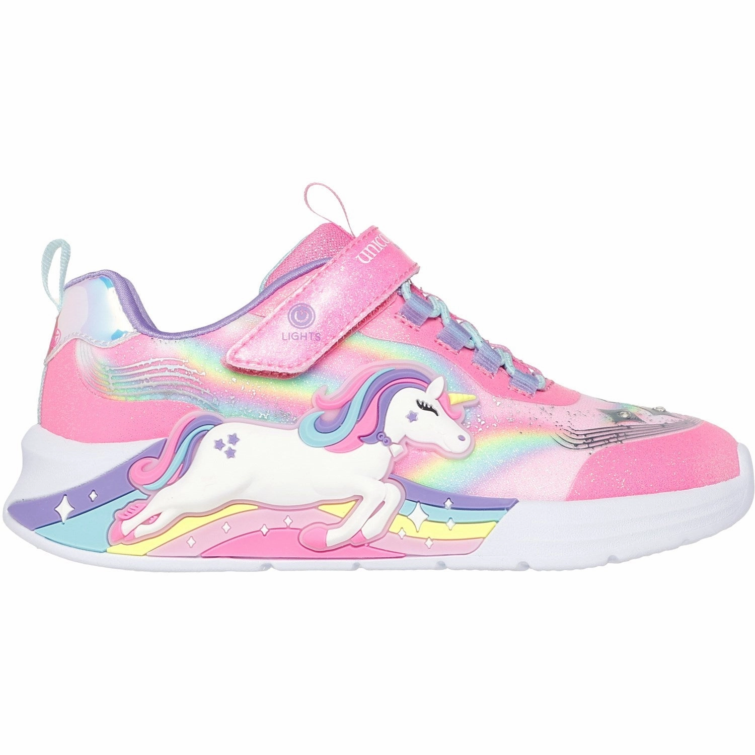 Smart Style Cross Terrain Skechers Pink Unicorn Chaser