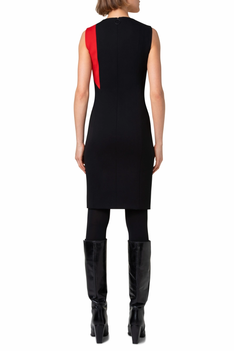 Houndstooth Intarsia Shift Dress Gender Inclusive