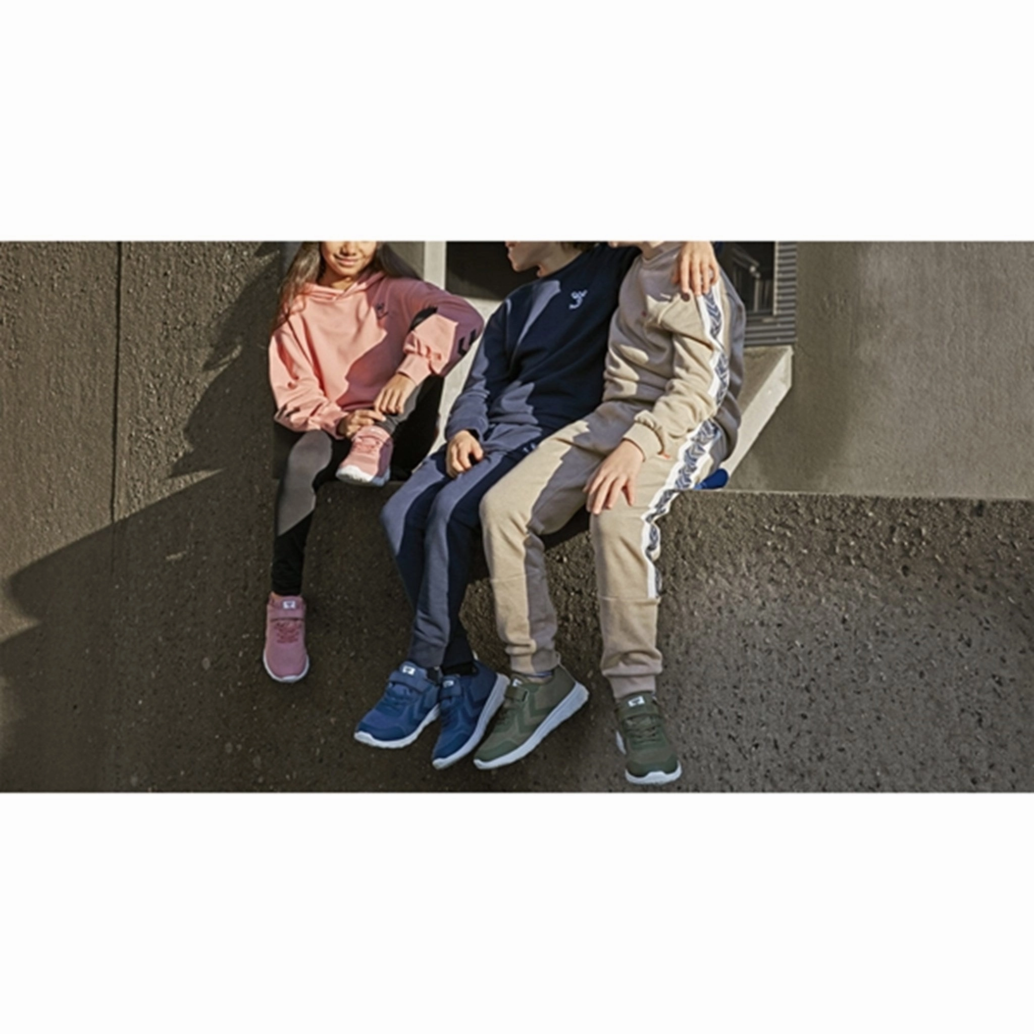 Hummel Actus TEX Sneakers JR Pink Air Light Travel Active