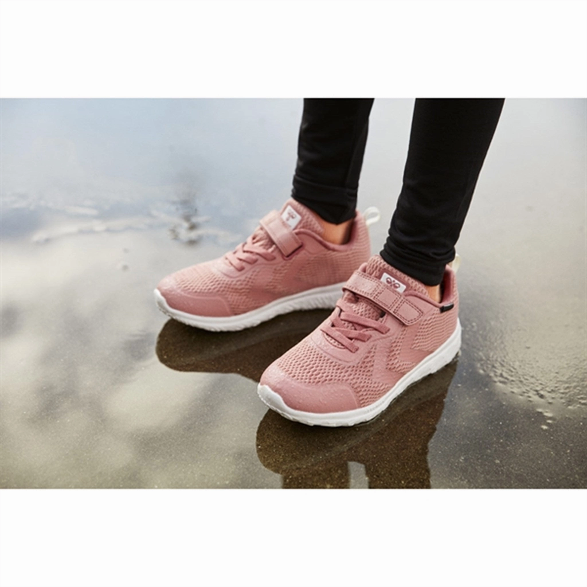 Neutral pronation Shock Diffusion Hummel Actus TEX Sneakers JR Pink