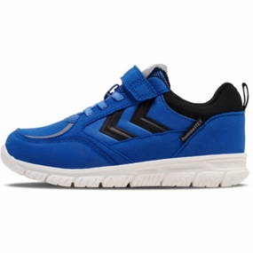 Hummel Blue Lolite X-Light 2.0 Tex Jr Sneakers Narrow Toe Box Canvas