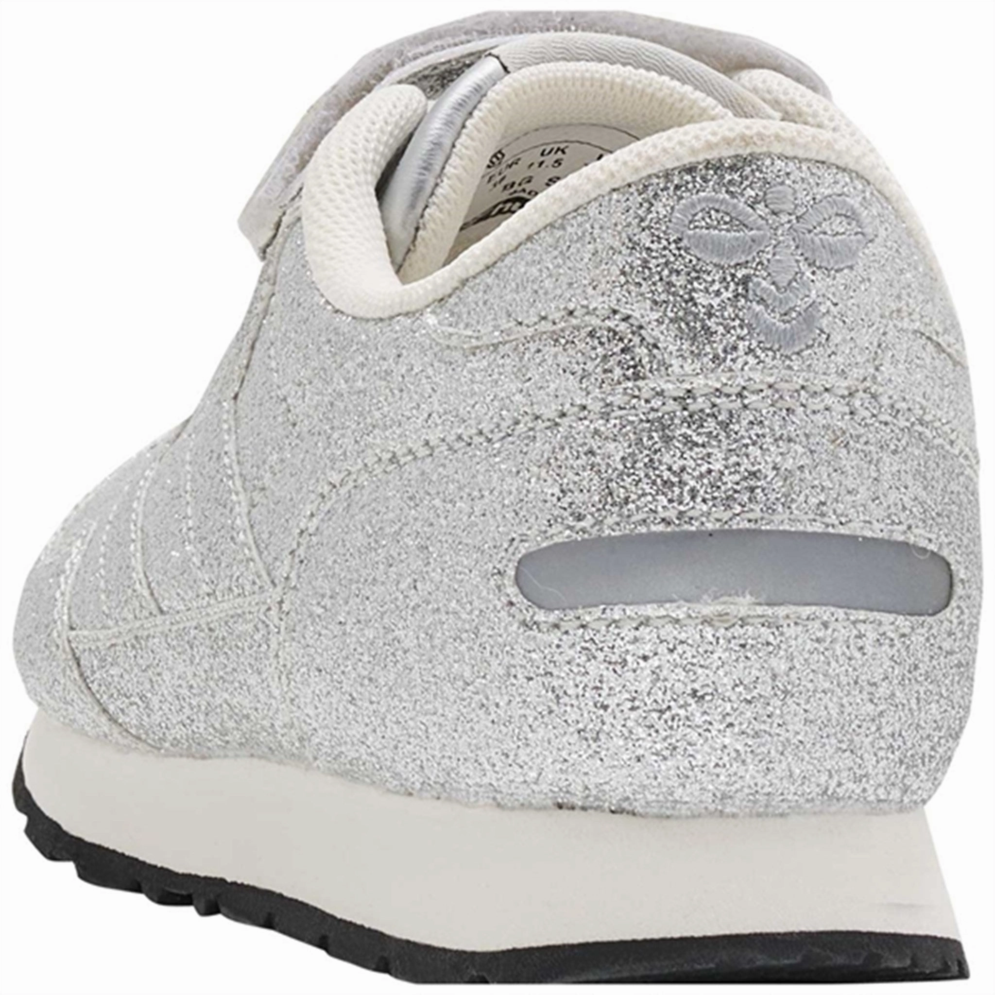 Impact Zone Carbon Fiber Hummel Reflex Glitter Sneakers Silver