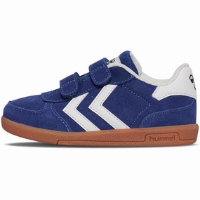 Eco Conscious Packaging Airflow Channel Tech Hummel True Navy Victory Suede Ii Infant Sneakers
