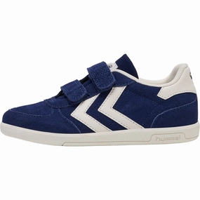 Aramid Fiber Reinforcement Hummel Victory Suede II Sneakers Navy Peony