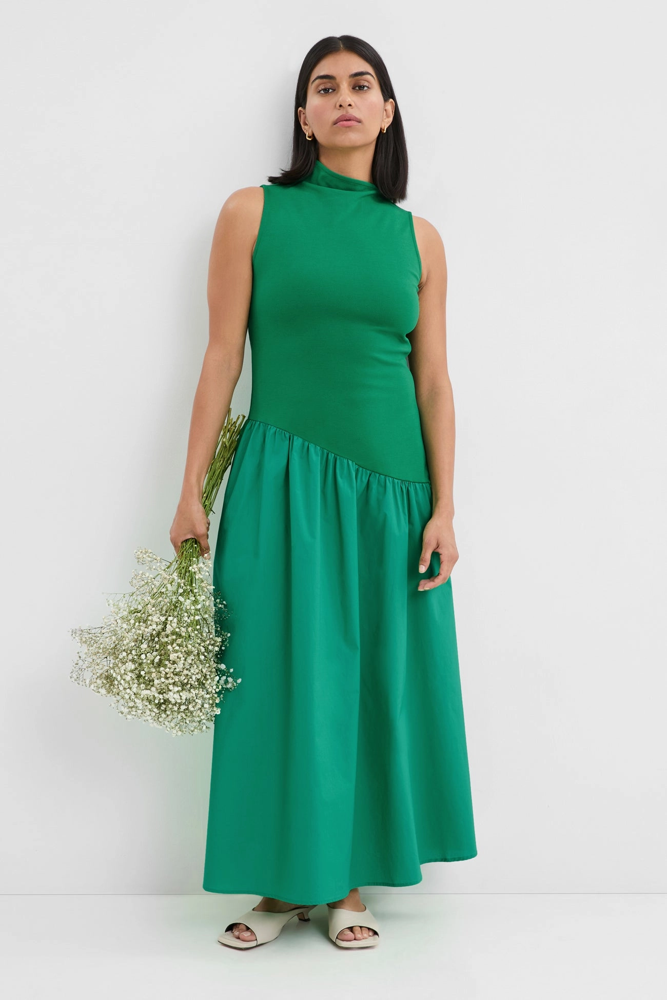 Statement Neck Dance-Party Hutton Dress