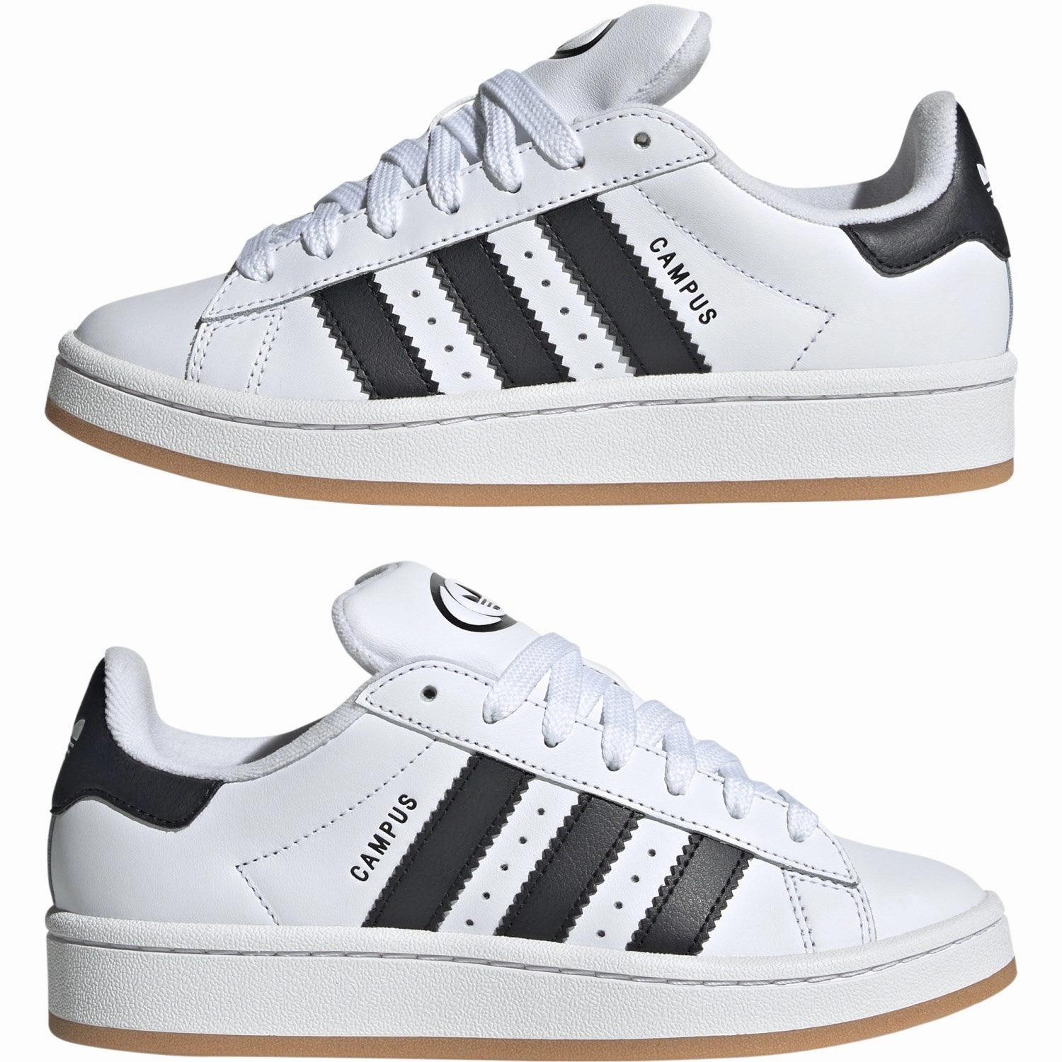 Stable Walk Customizable Fit Mechanism adidas Originals Ftwr White/Core Black/Ftwr White Campus 00S J Sneakers